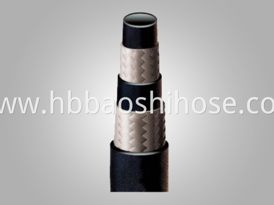 One Layer Rubber Tube Fiber Braided